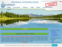 Tablet Screenshot of eccoteam.pl